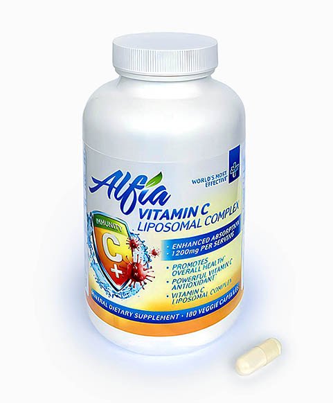 ALFIA Vitamin C Liposomal — 1200 mg complex · 180 capsules