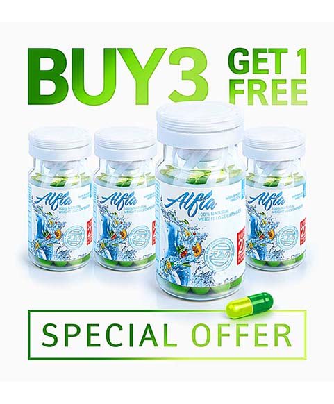ALFIA 3+1 — Buy 3 bottles, get 1 free
