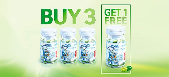 Buy 3, get 1 free — ALFIA